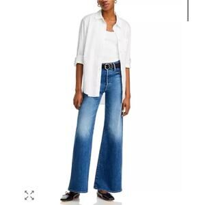 The Tomcat Roller Sneak High Rise Wide Leg Jeans in Sixth Sense